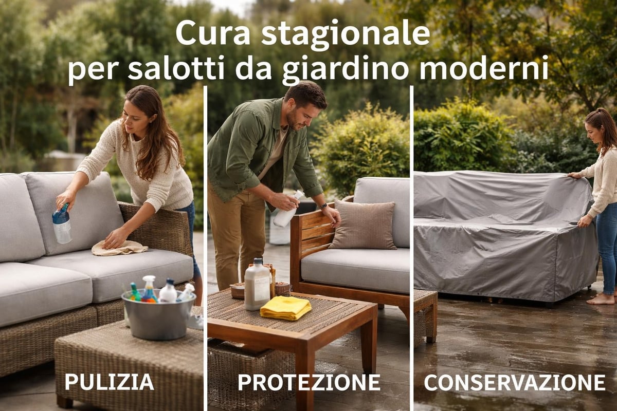 Manutenzione salotto outdoor