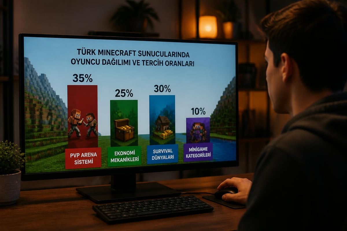 Minecraft sunucu türleri ve oyuncu tercihleri