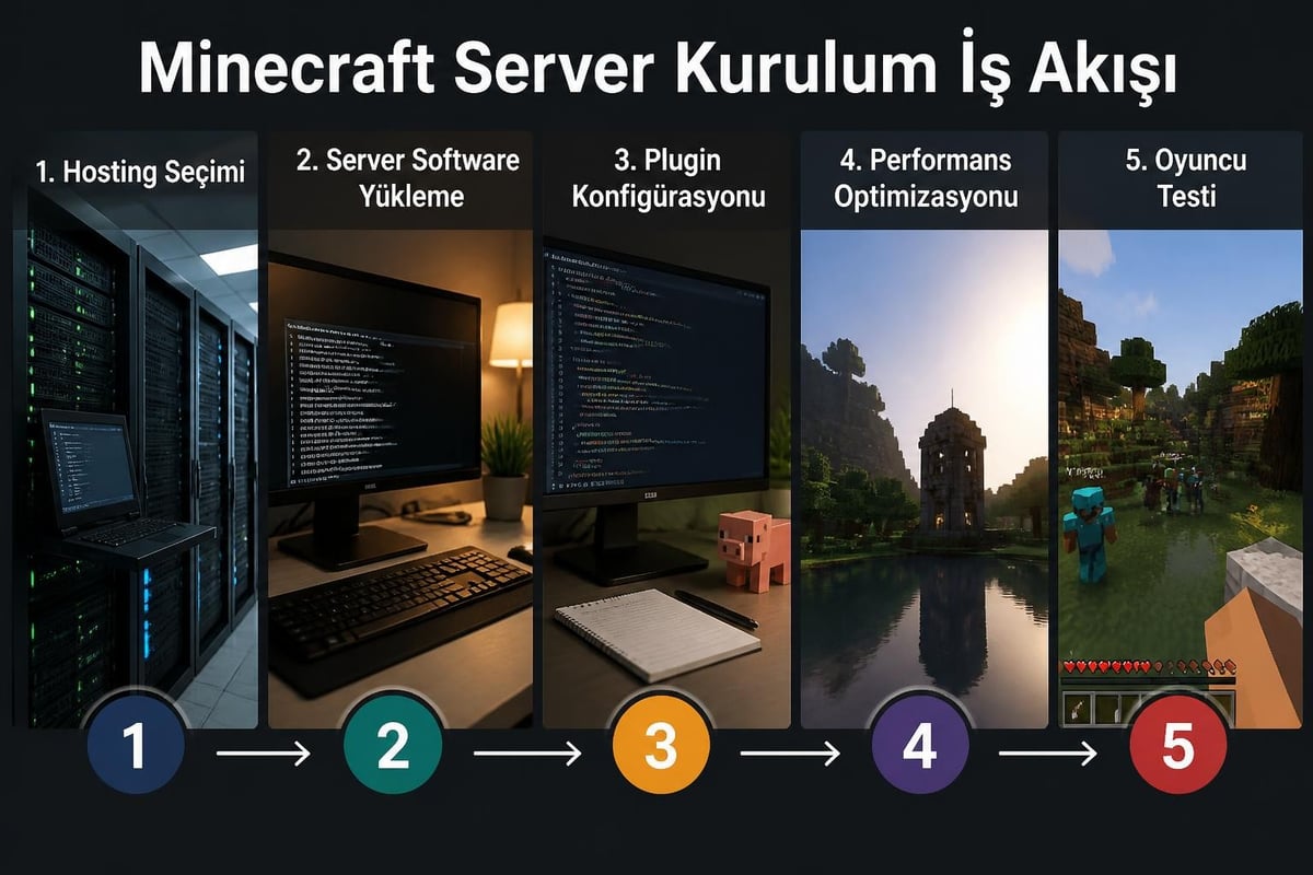 Minecraft sunucu kurulum süreci