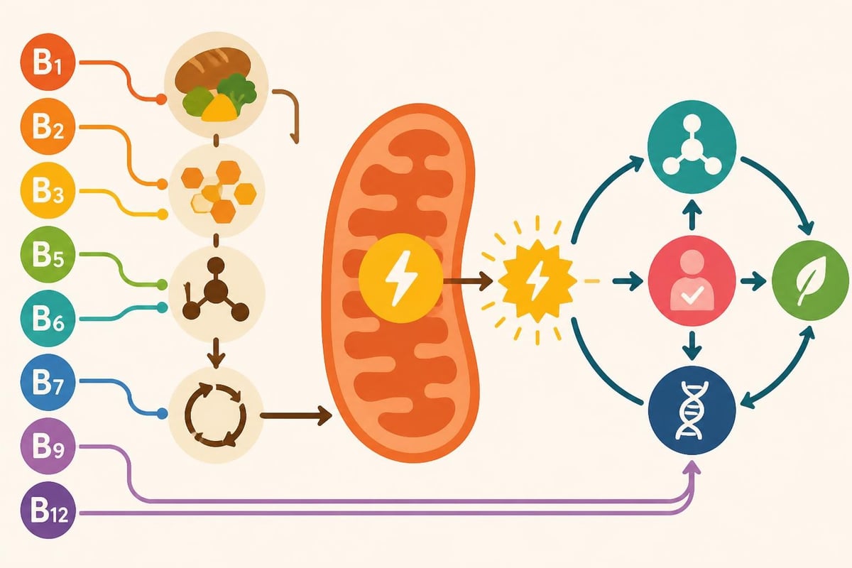 B vitamin metabolic pathways