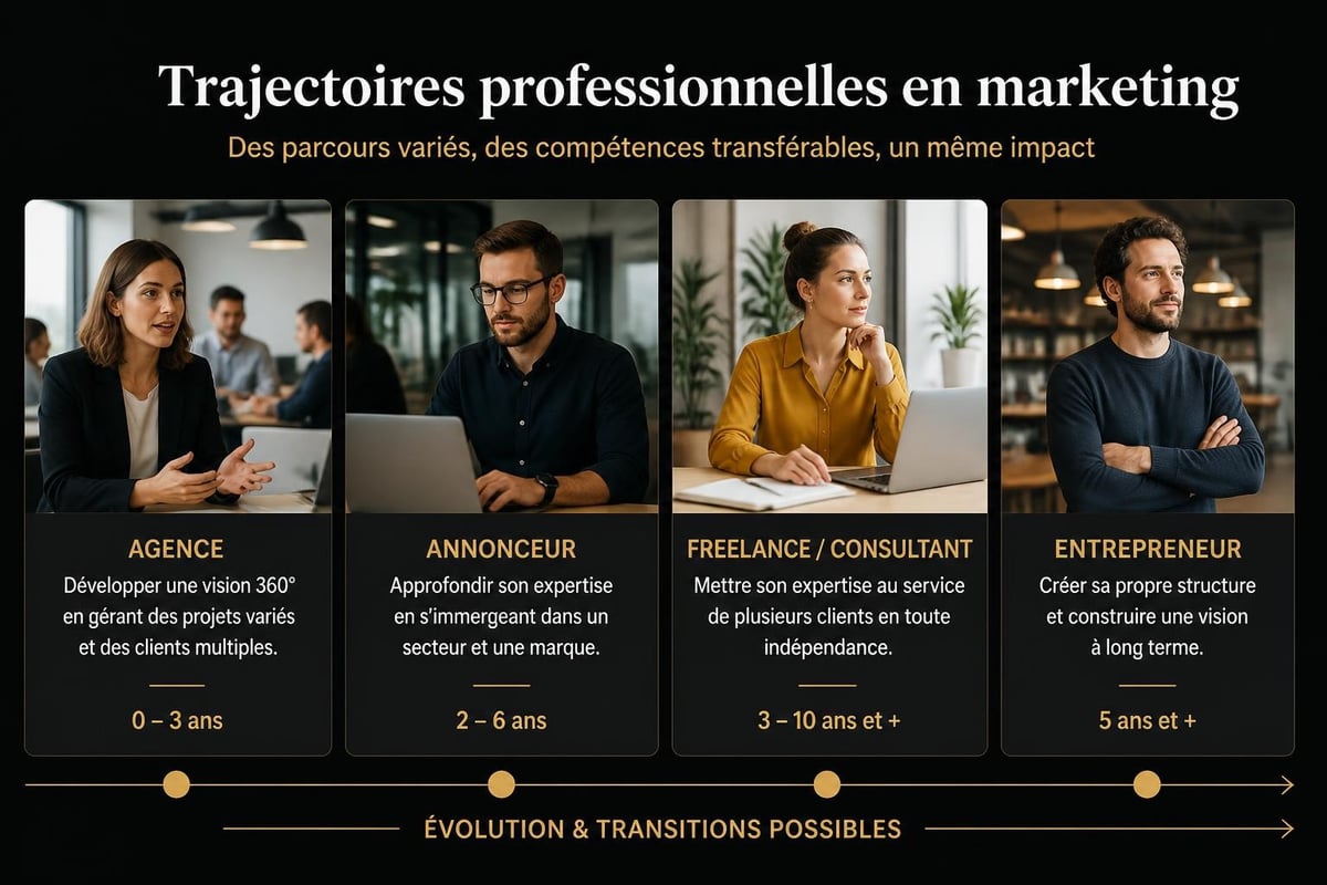 Marketing career paths
