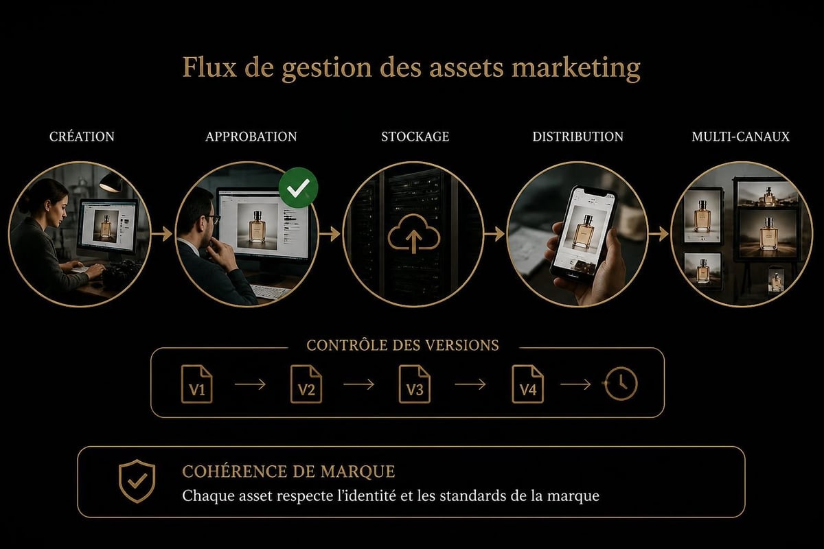 Marketing asset workflow