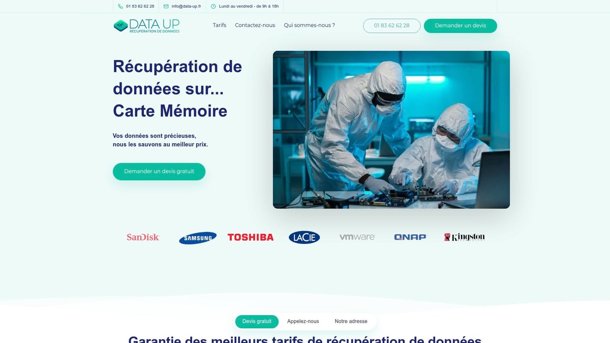 Guide Complet Pour Maîtriser Le Disk Data En 2026 - Pourquoi faire appel à un laboratoire spécialisé comme Data Up ?
