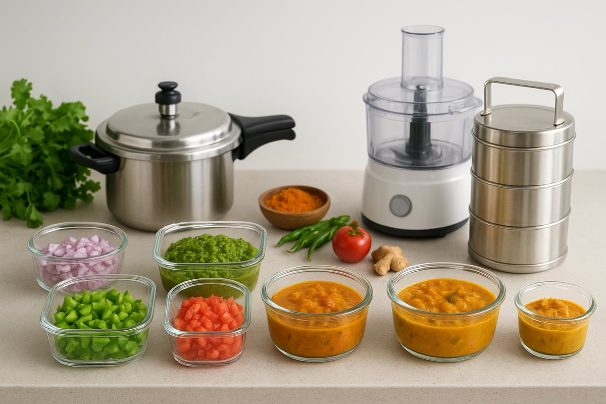 Essential Tools and Ingredients for Indian Meal Prep Success