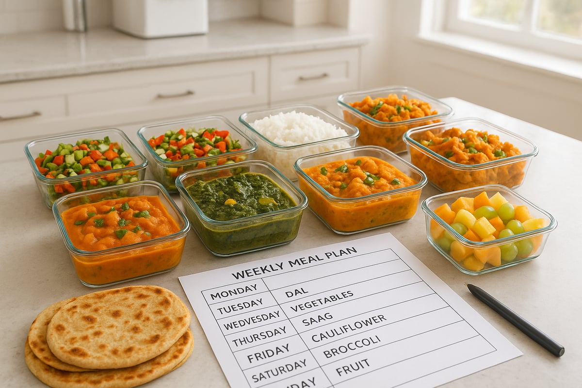 Sample Indian Meal Prep Plans and Recipes