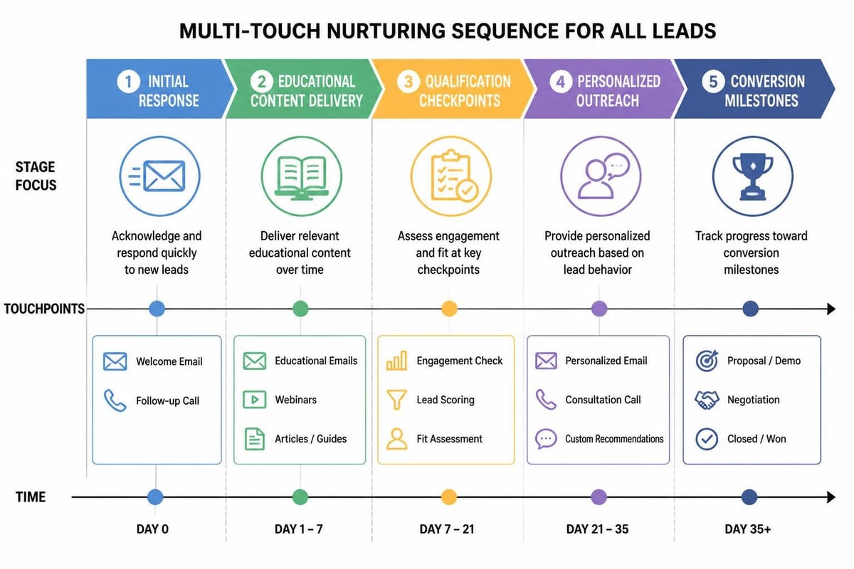 Lead nurturing workflow