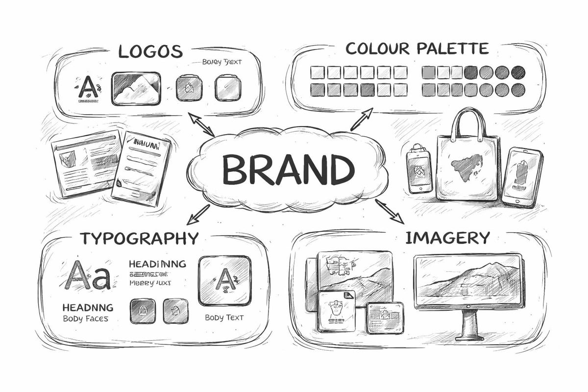 Brand visual identity system