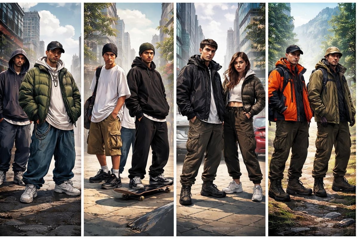 Streetwear style categories