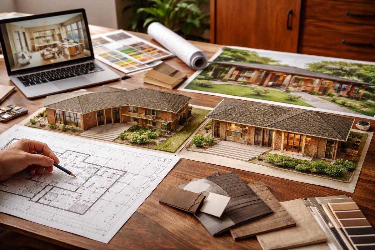 Ranch house renovation planning
