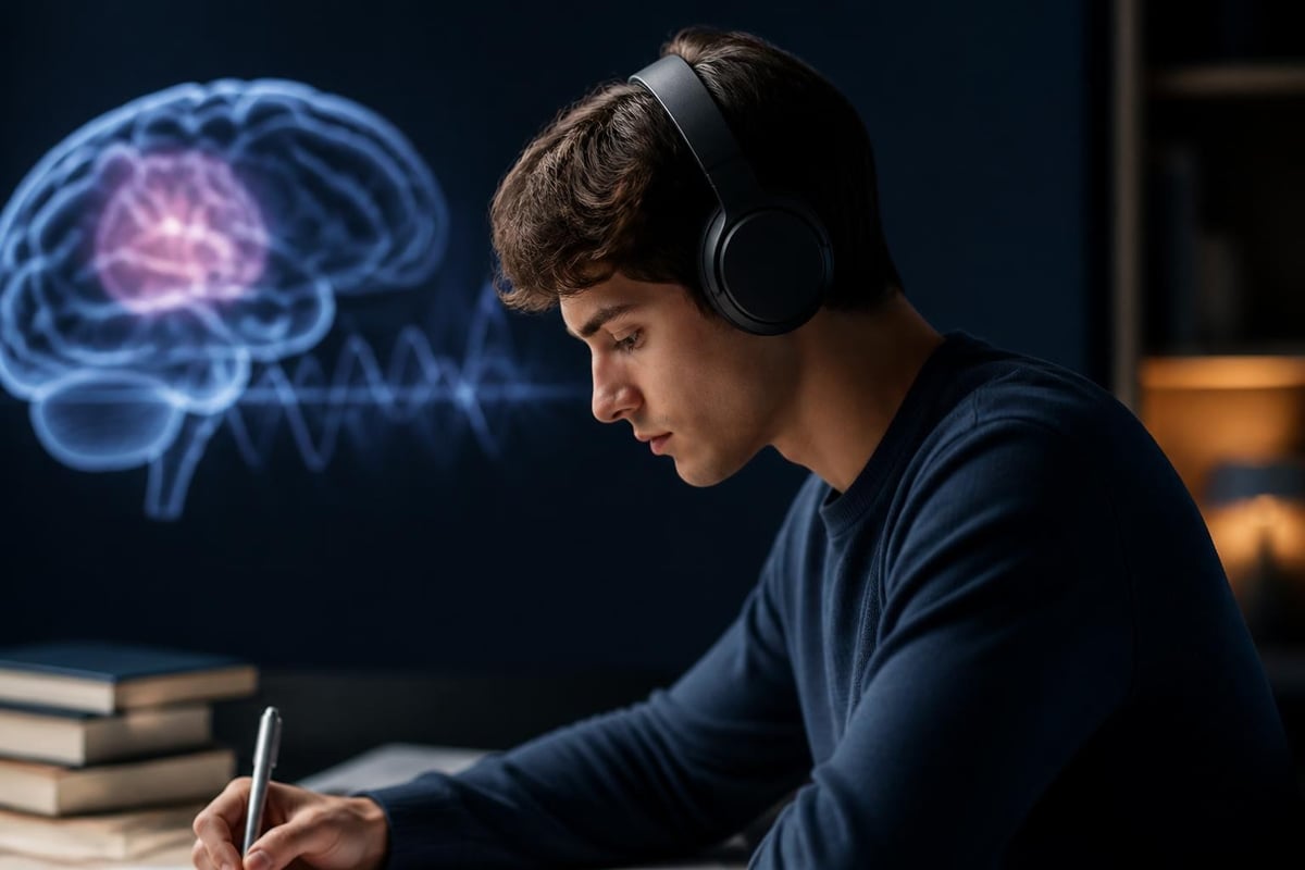 Neural pathways during deep study