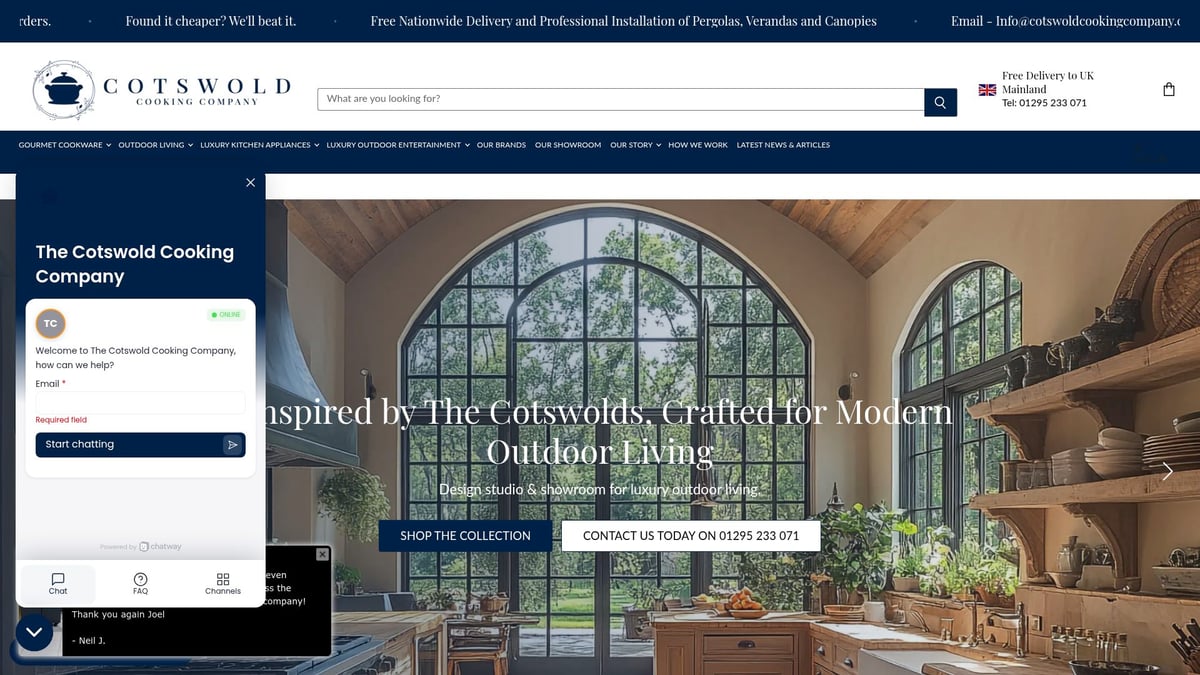 8 Must-Have Outdoor Kitchen Accessories for 2026 - 8. Cotswold Cooking Company: Outdoor Kitchen Design & Accessory Consultation