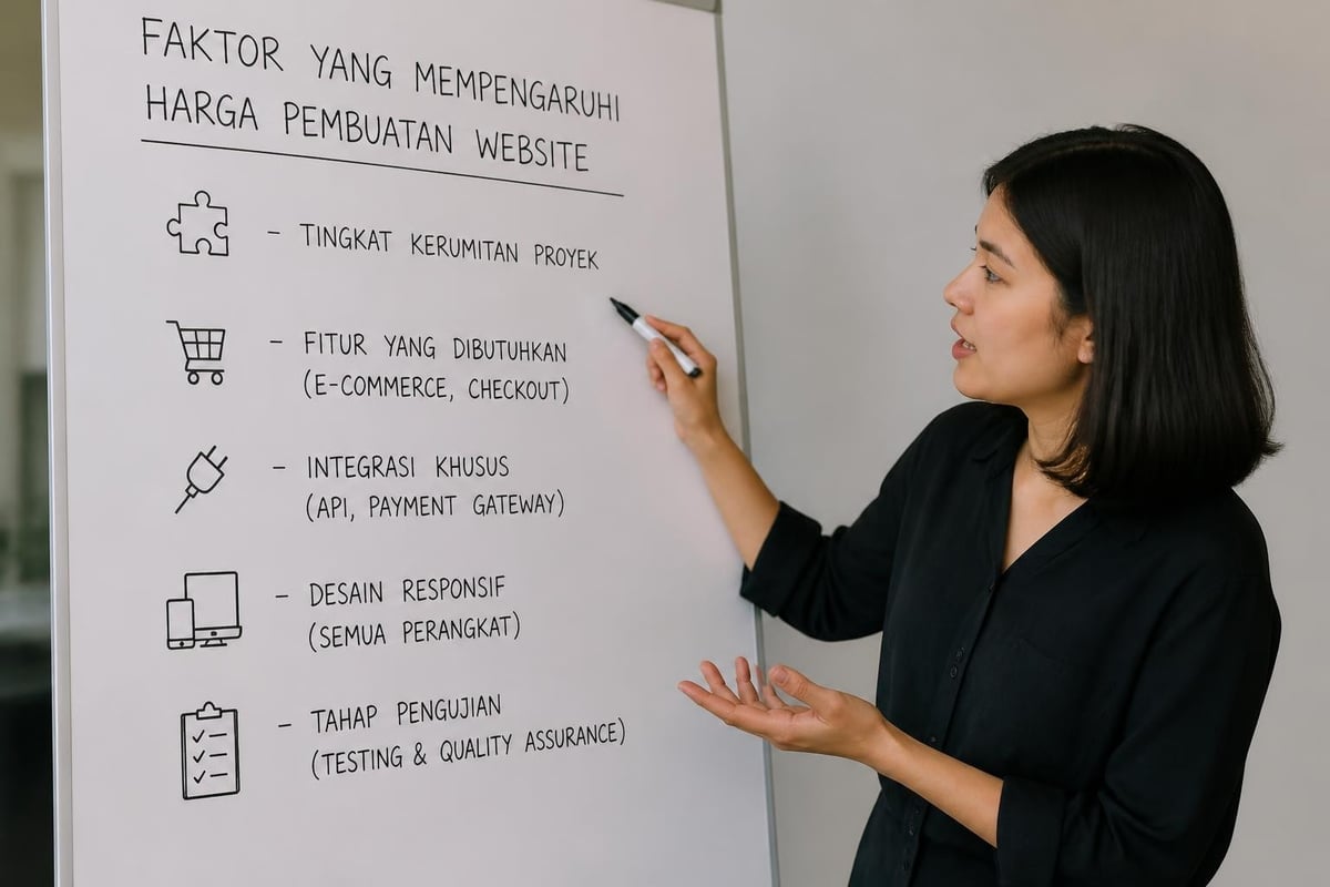 Web development cost factors