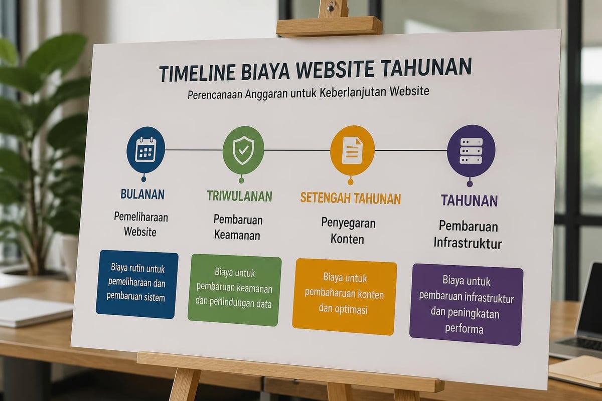 Website maintenance cost timeline