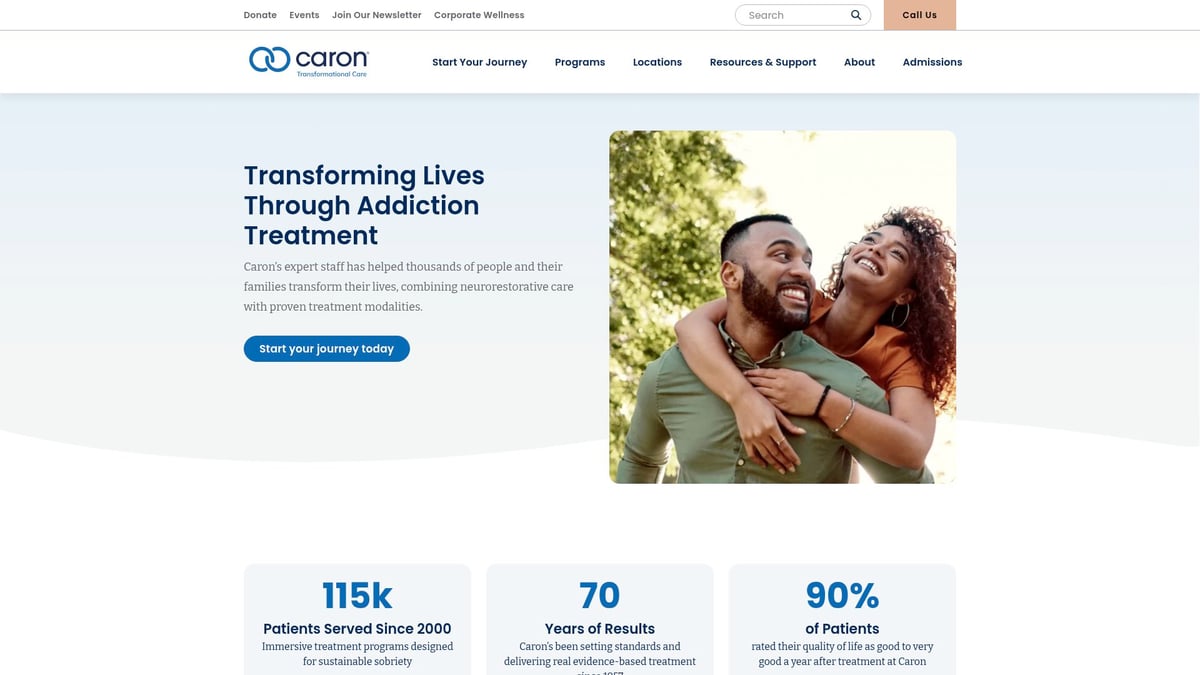 8 Best Detox Locations Near Me for a Fresh Start in 2026 - Caron Treatment Centers – Wernersville, PA