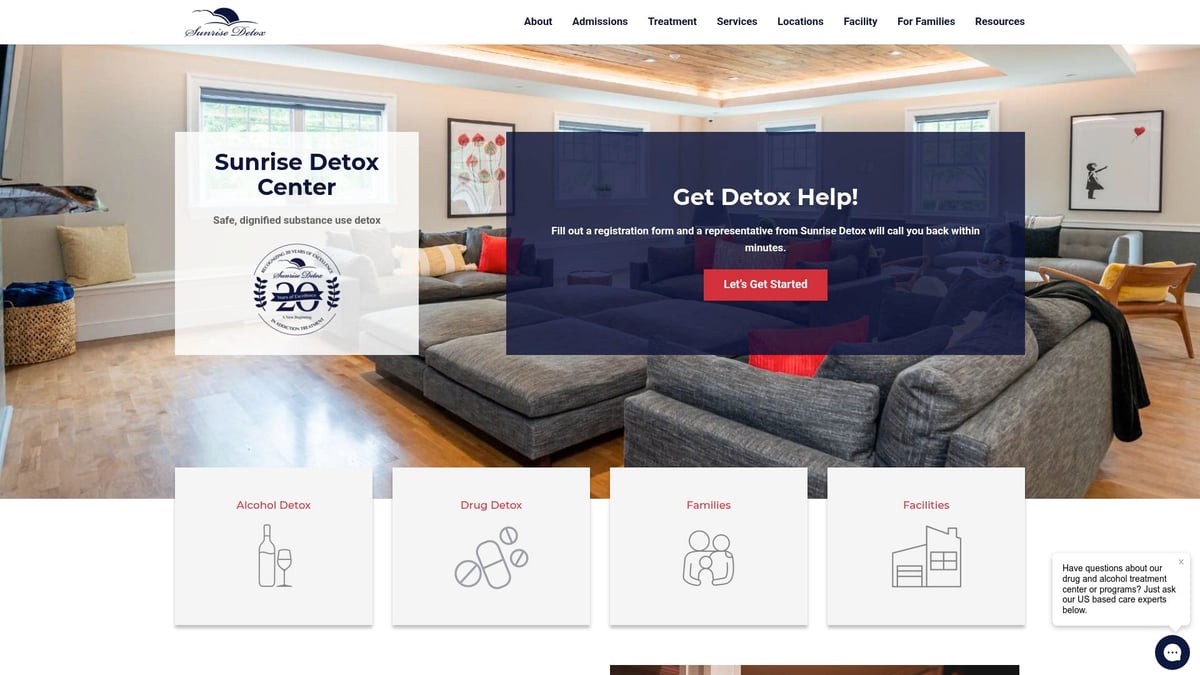 8 Best Detox Locations Near Me for a Fresh Start in 2026 - Sunrise Detox – Orlando, FL