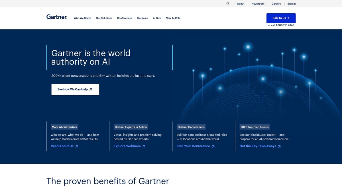 8 Essential Market Research and Consulting Firms in 2026 - Gartner