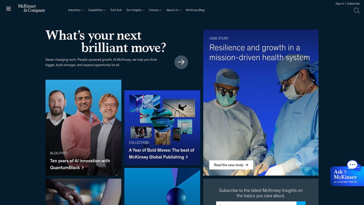 8 Essential Market Research and Consulting Firms in 2026 - McKinsey & Company