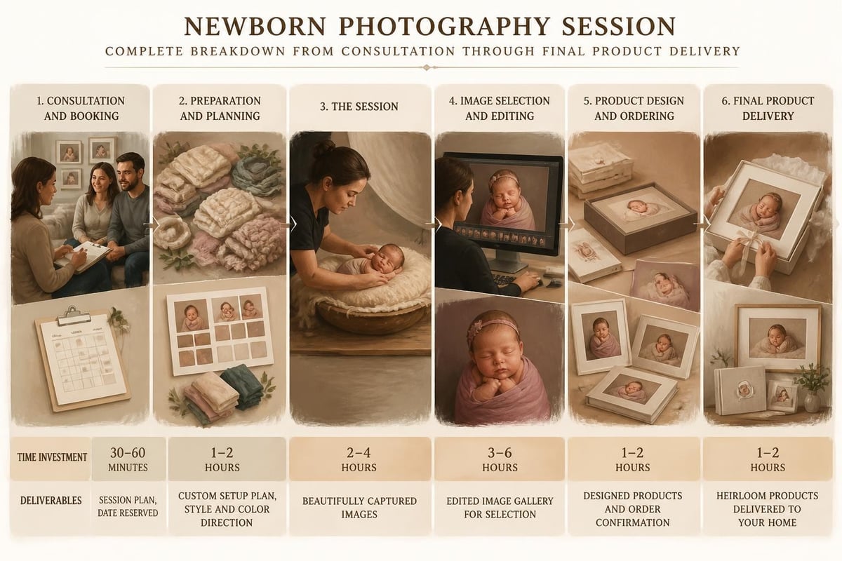 Newborn session inclusions