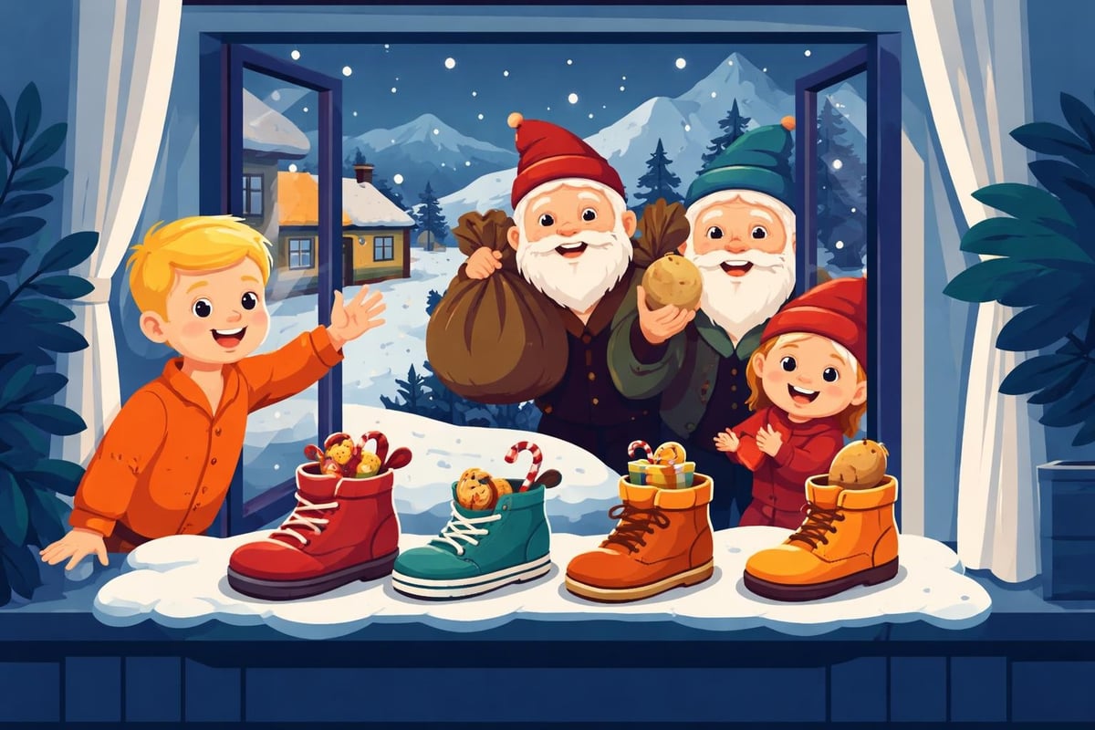 Yule Lads shoe tradition