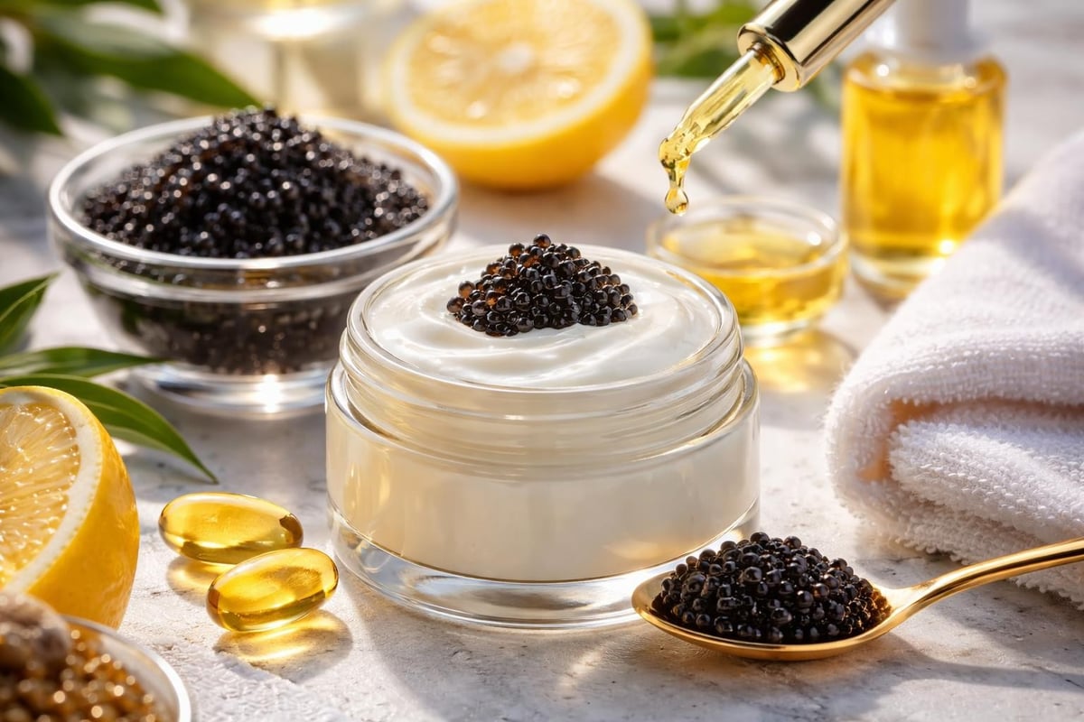 Caviar skincare benefits