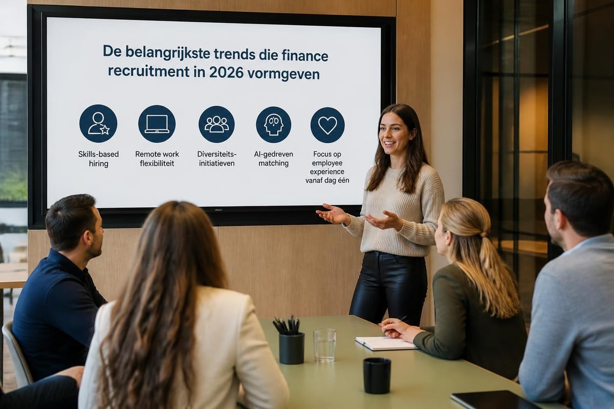 Toekomstige finance recruitment trends