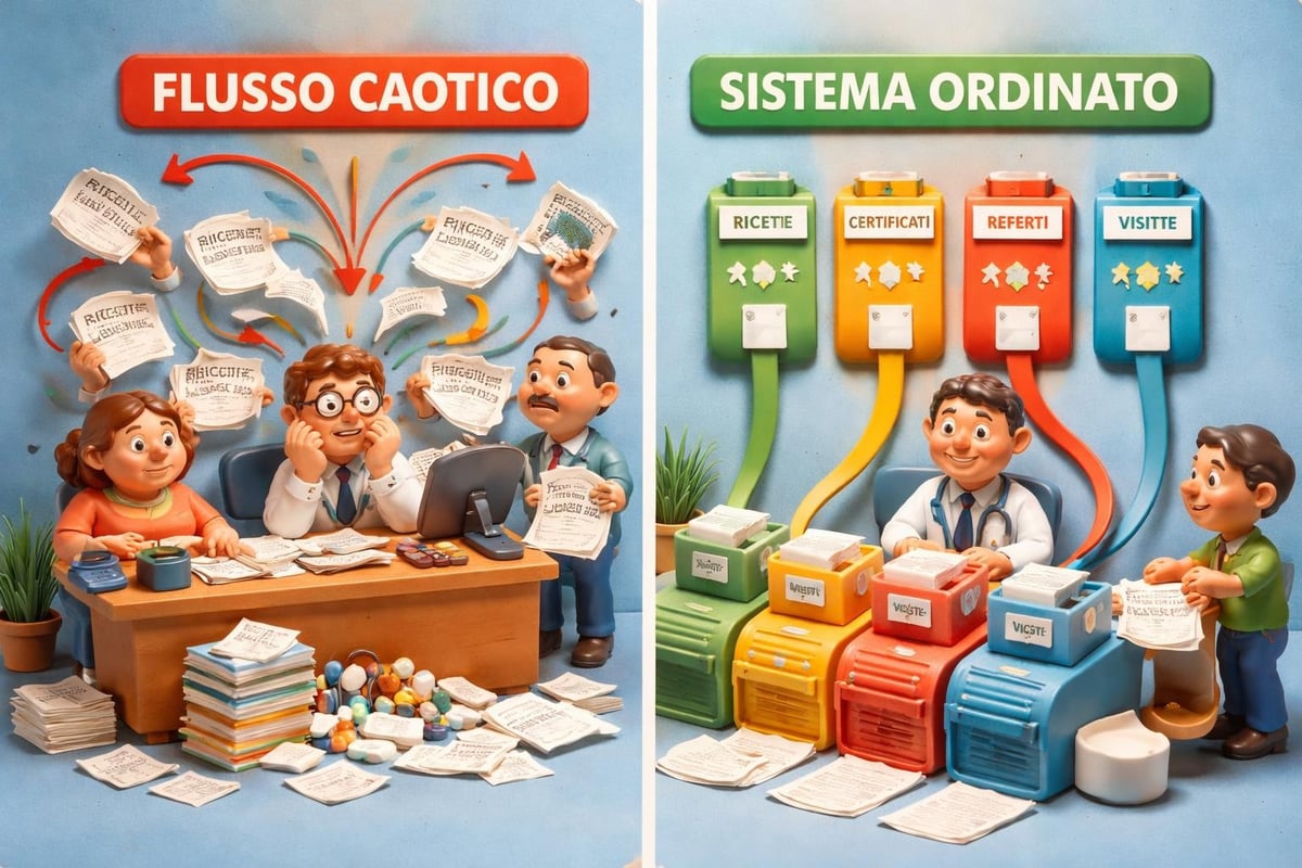 Organizzazione richieste mediche