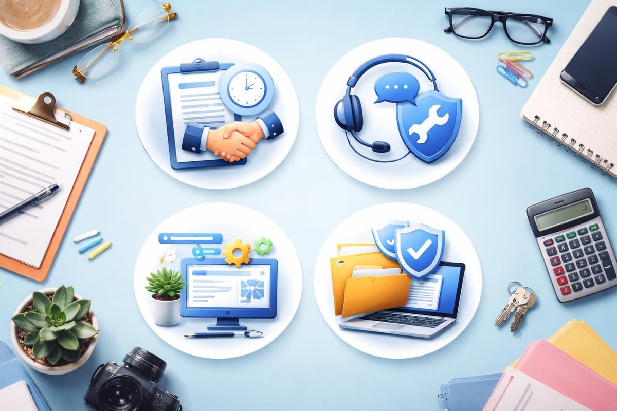 Website rental provider evaluation