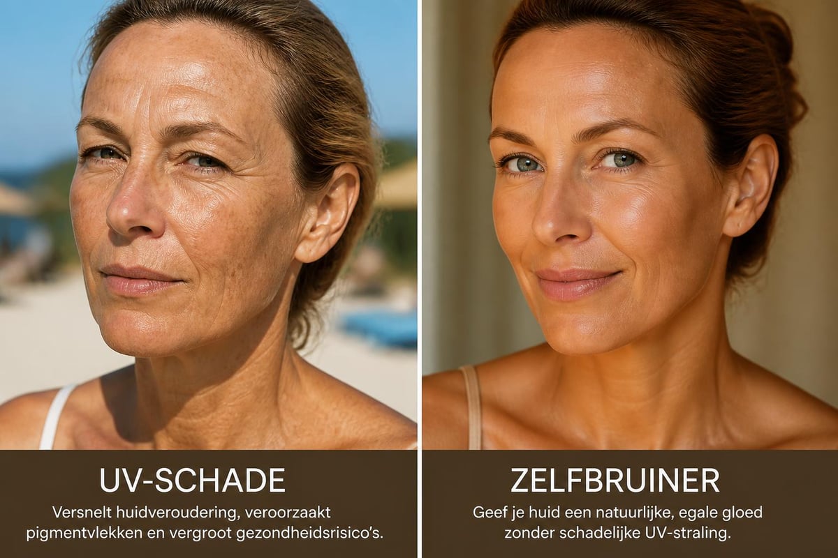 Benefits of self-tanner versus sunbathing