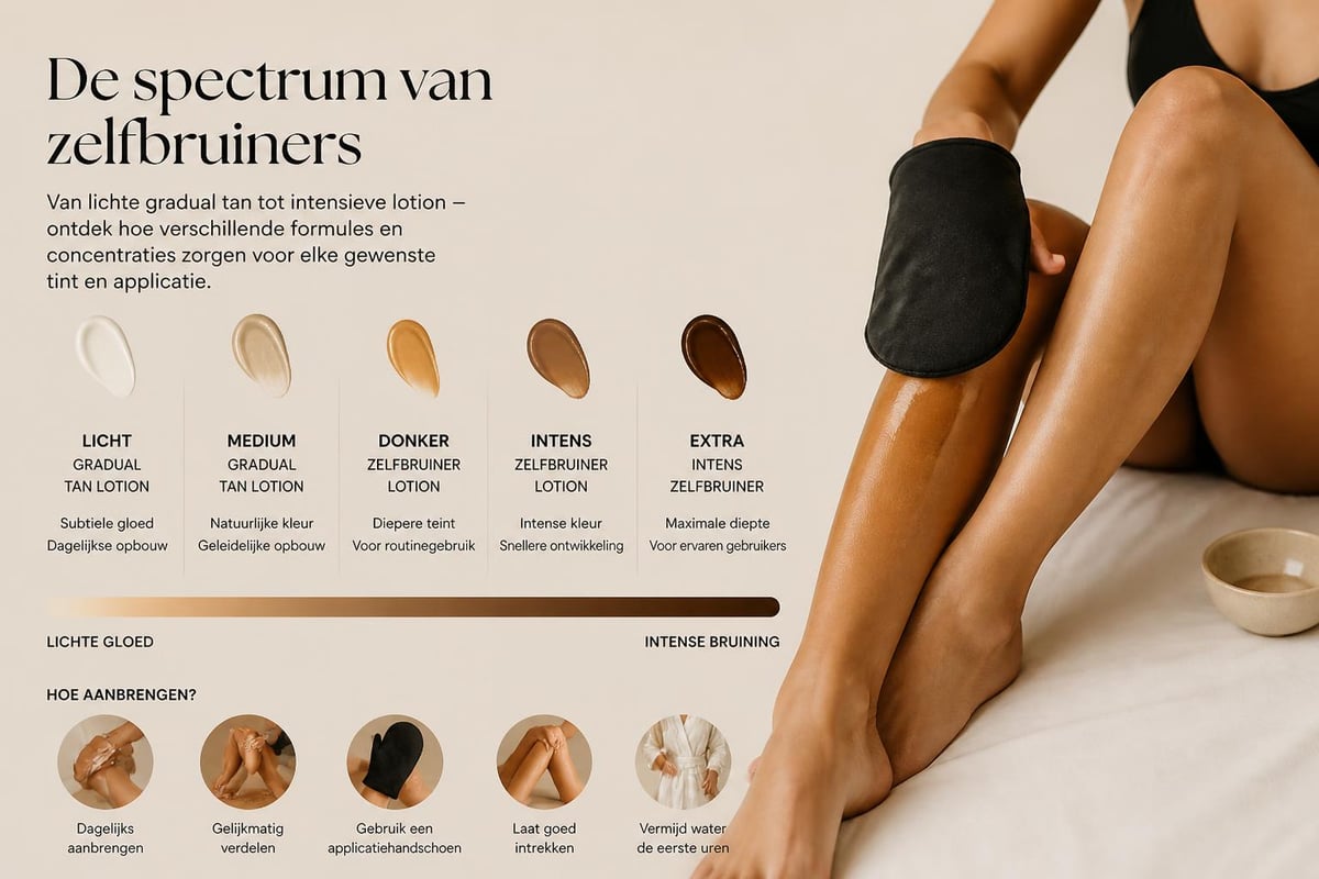 Different self-tanner formulas