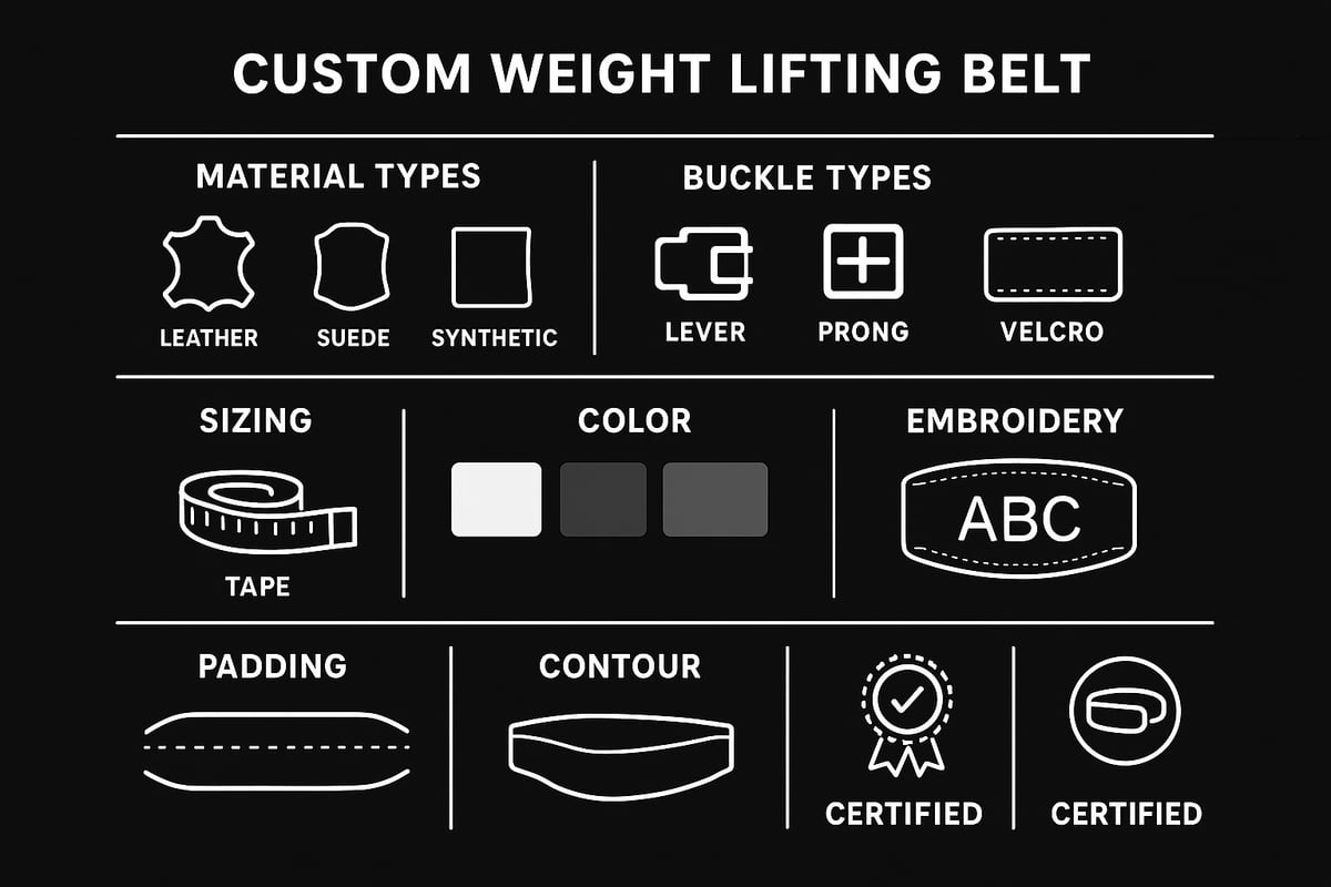 Key Features to Consider When Designing Your Custom Belt