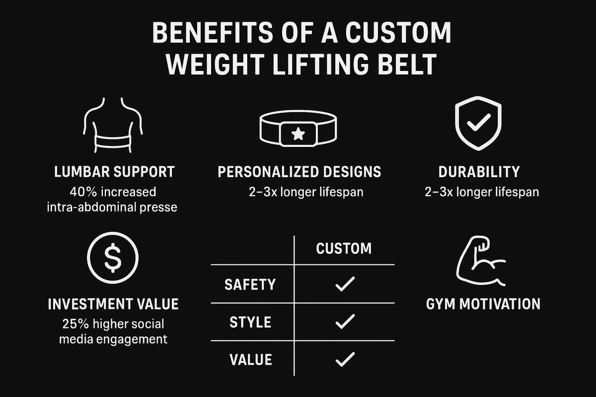 Why Choose a Custom Weight Lifting Belt?