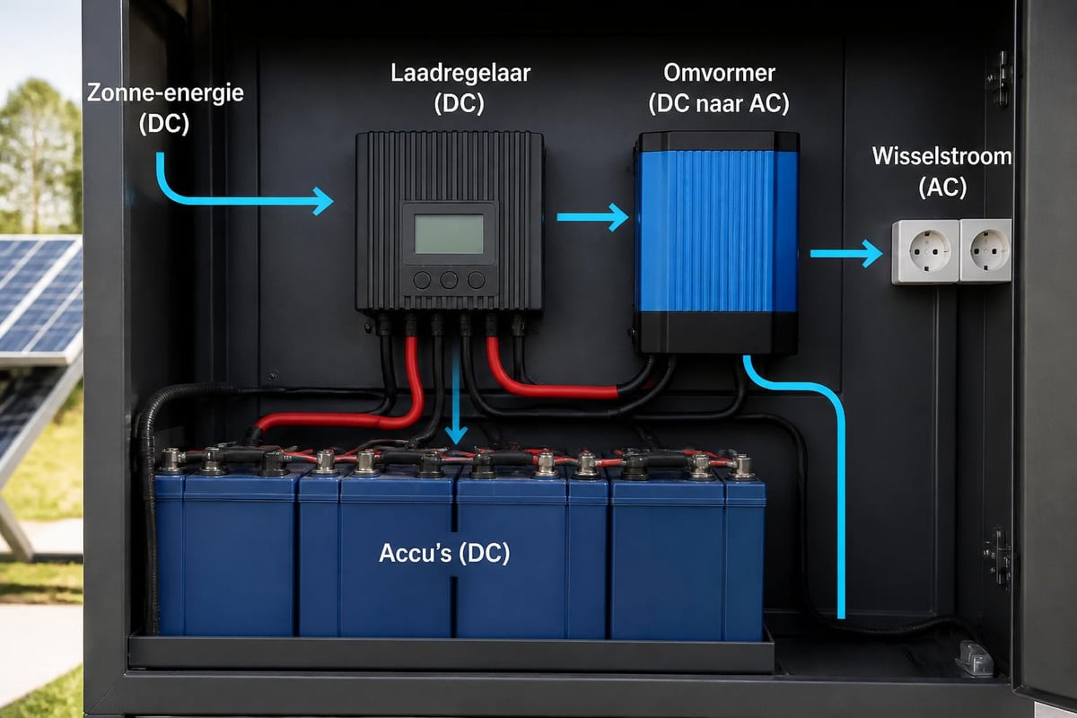 Accu generator werking