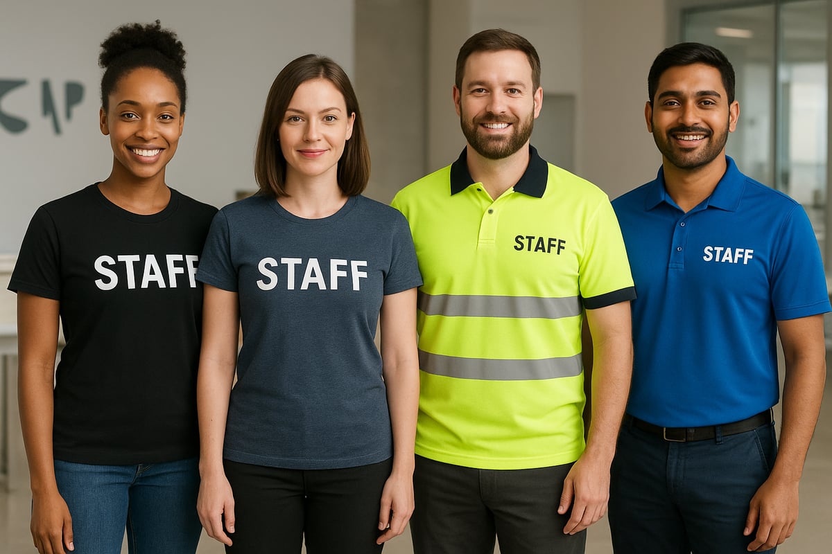 Key Factors in Choosing the Right T-Shirt for Your Staff