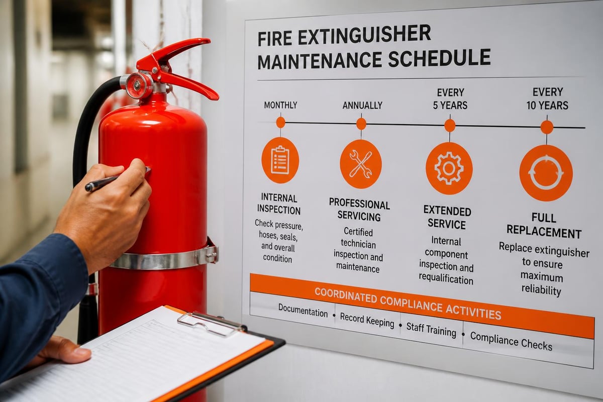 Maintenance calendar structure