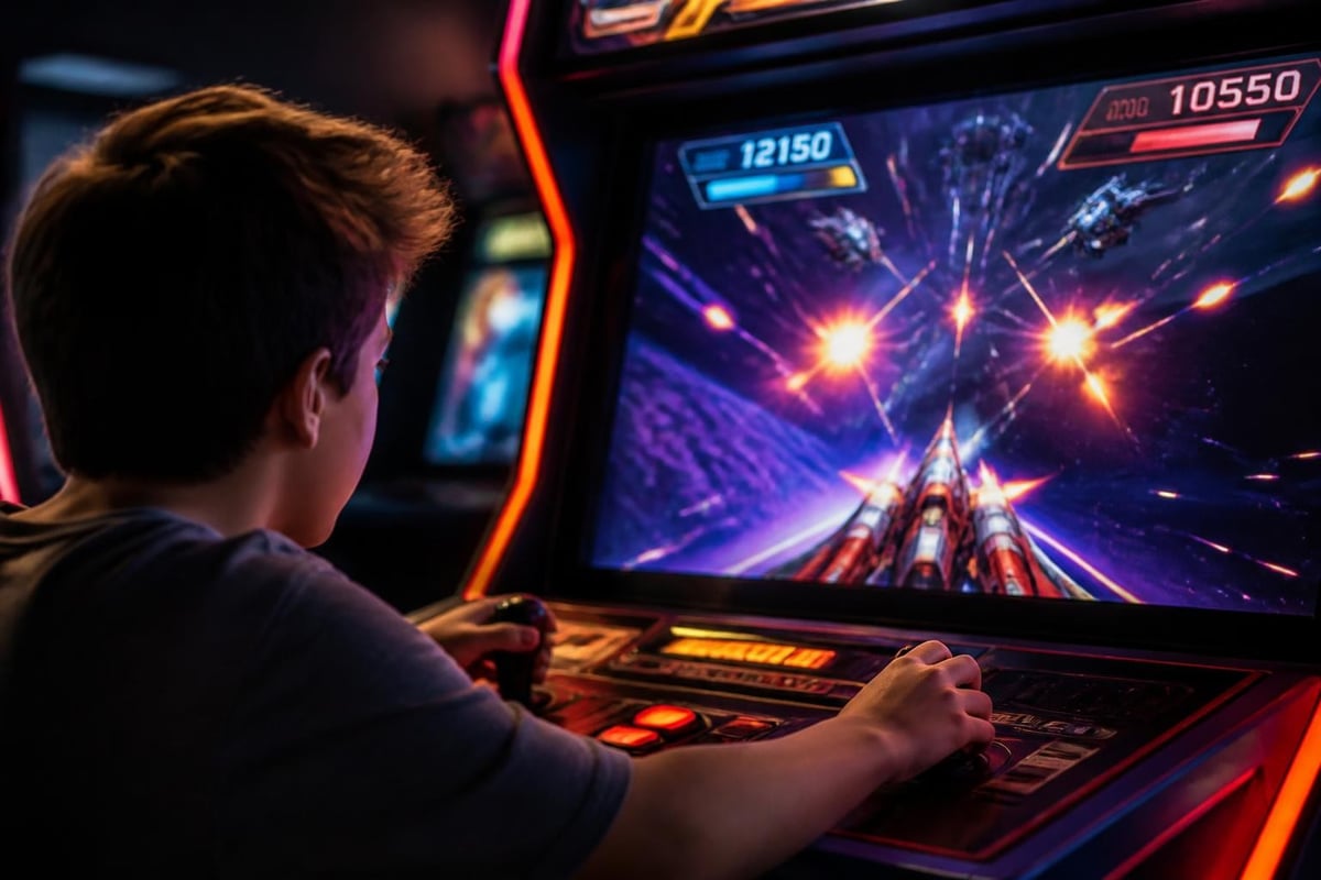 Arcade thunder gameplay mechanics