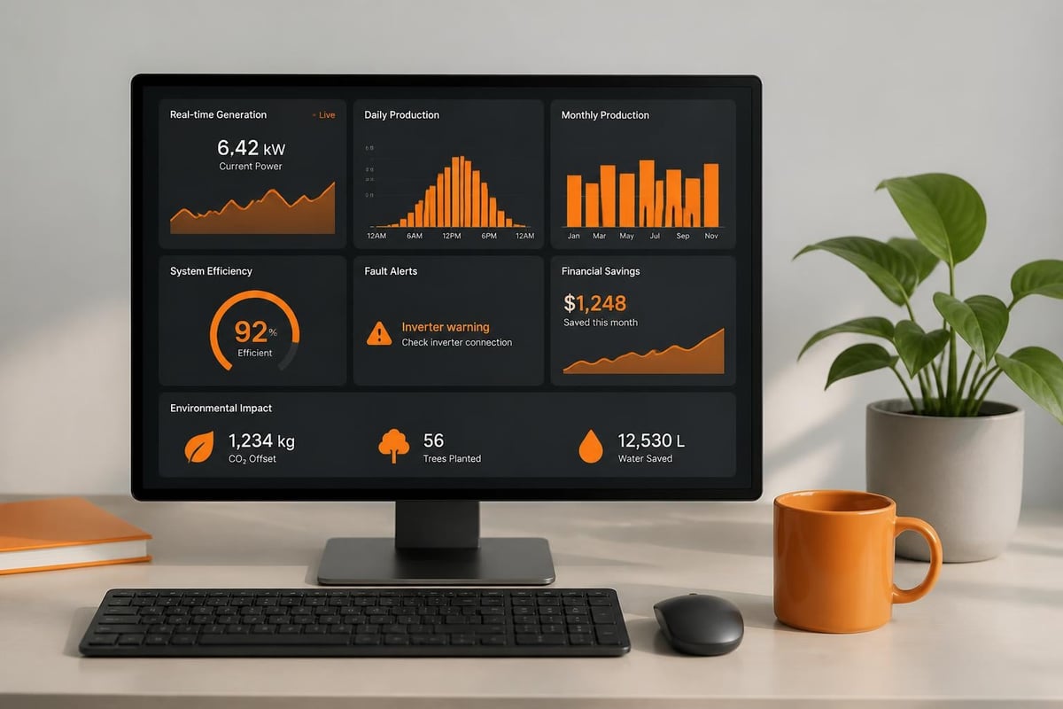 Solar monitoring dashboard
