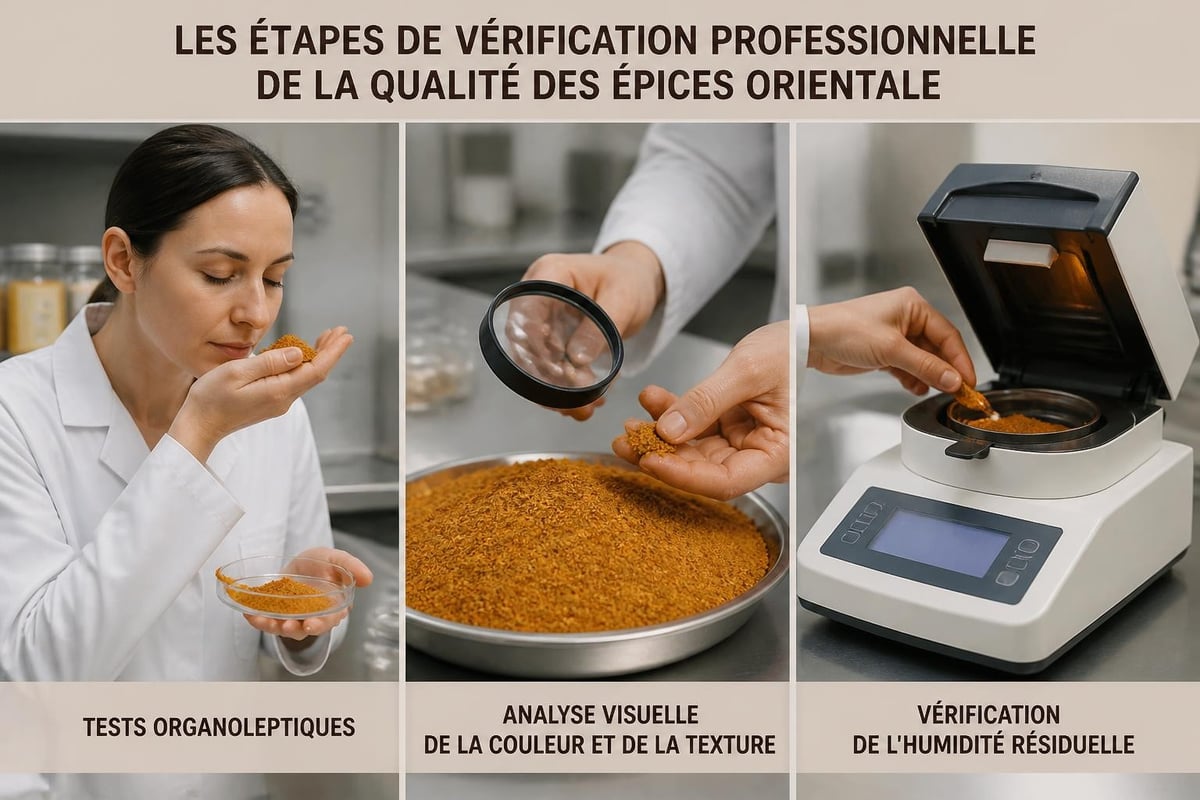 Contrôle qualité des épices orientales