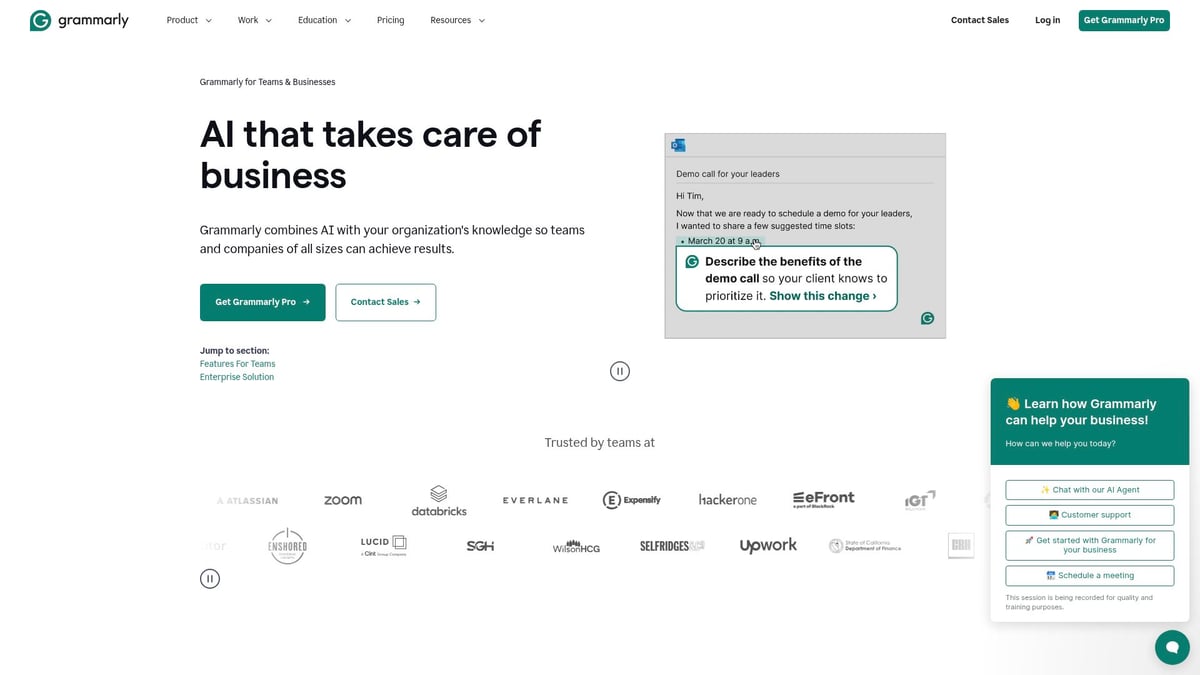 9 Essential AI Software for Small Business in 2025 - Grammarly Business