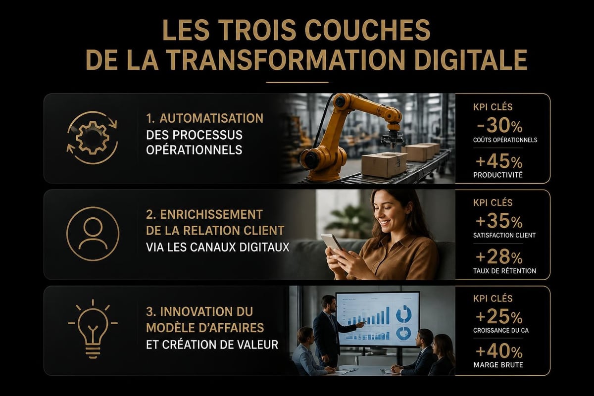 Trois dimensions de la digitalisation