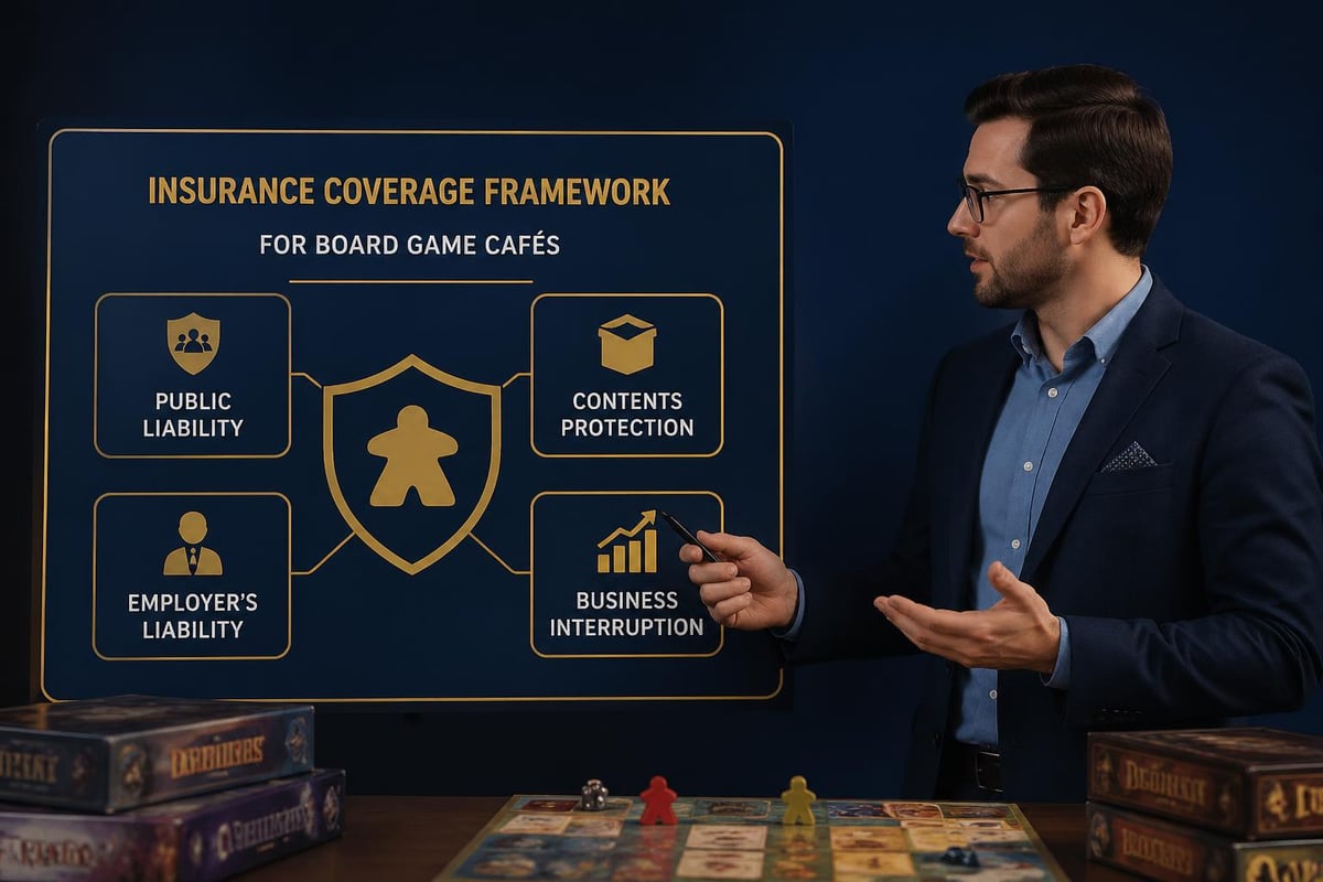 Board game cafe insurance coverage layers