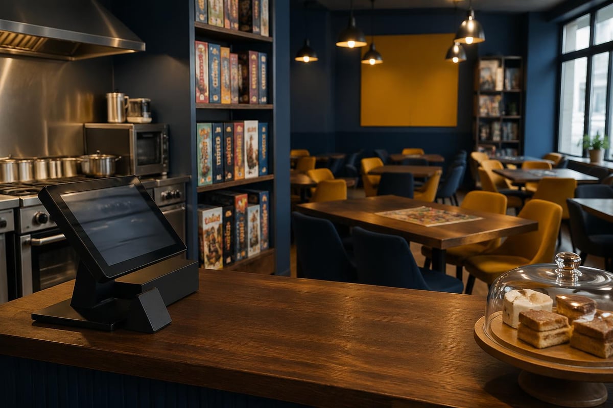 Board game cafe equipment protection