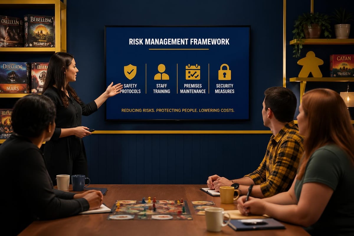 Board game cafe risk management checklist