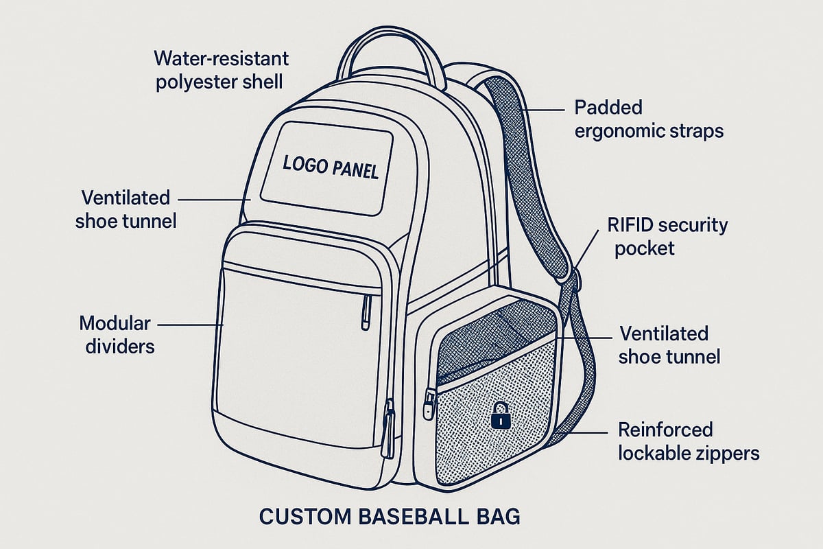 Key Features to Look for in Custom Baseball Bags