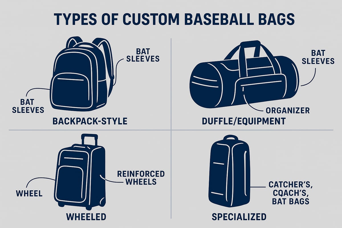 Types of Custom Baseball Bags