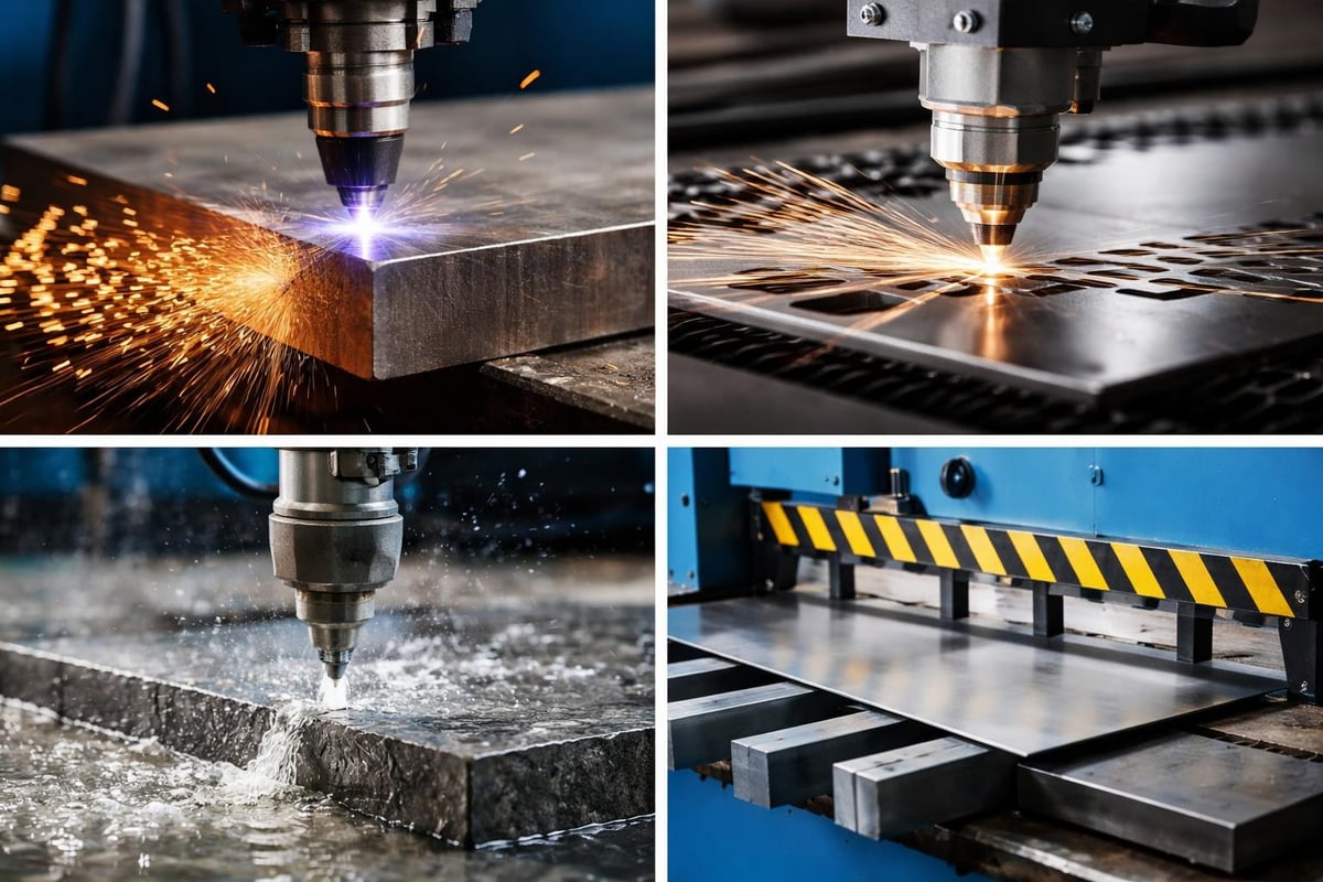 Metal cutting technologies comparison