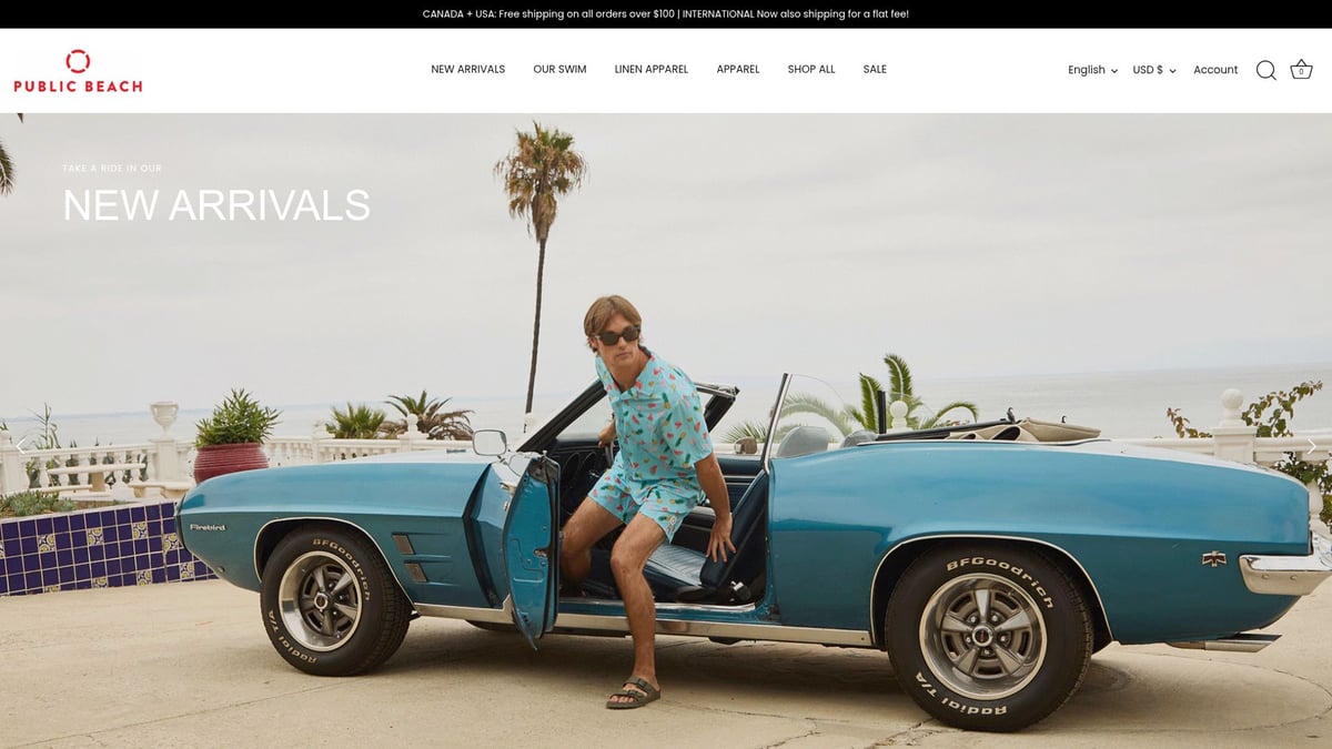 9 meilleurs shorts de bain 2025 – Public Beach Swim Classic Volley Shorts