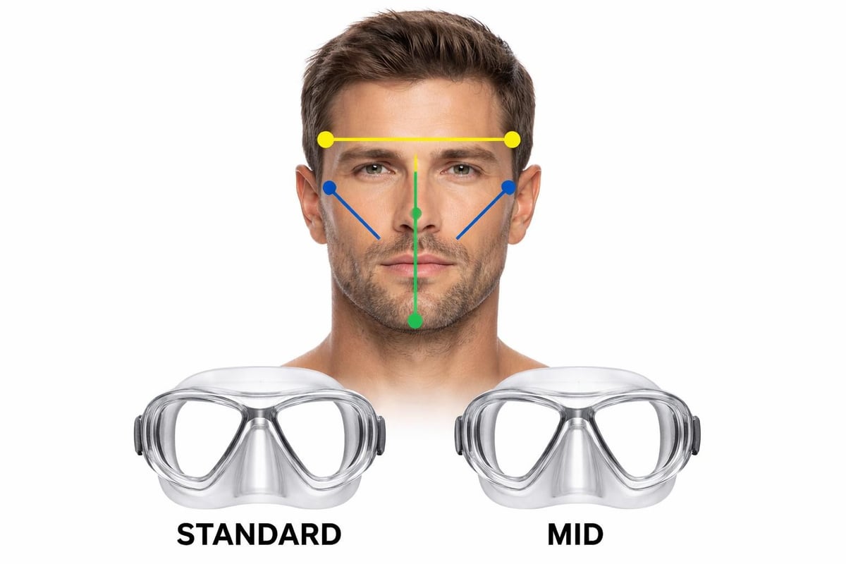 Mares X Vision sizing guide
