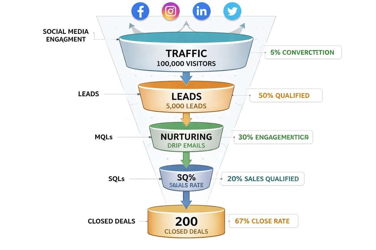 Sales funnel metrics