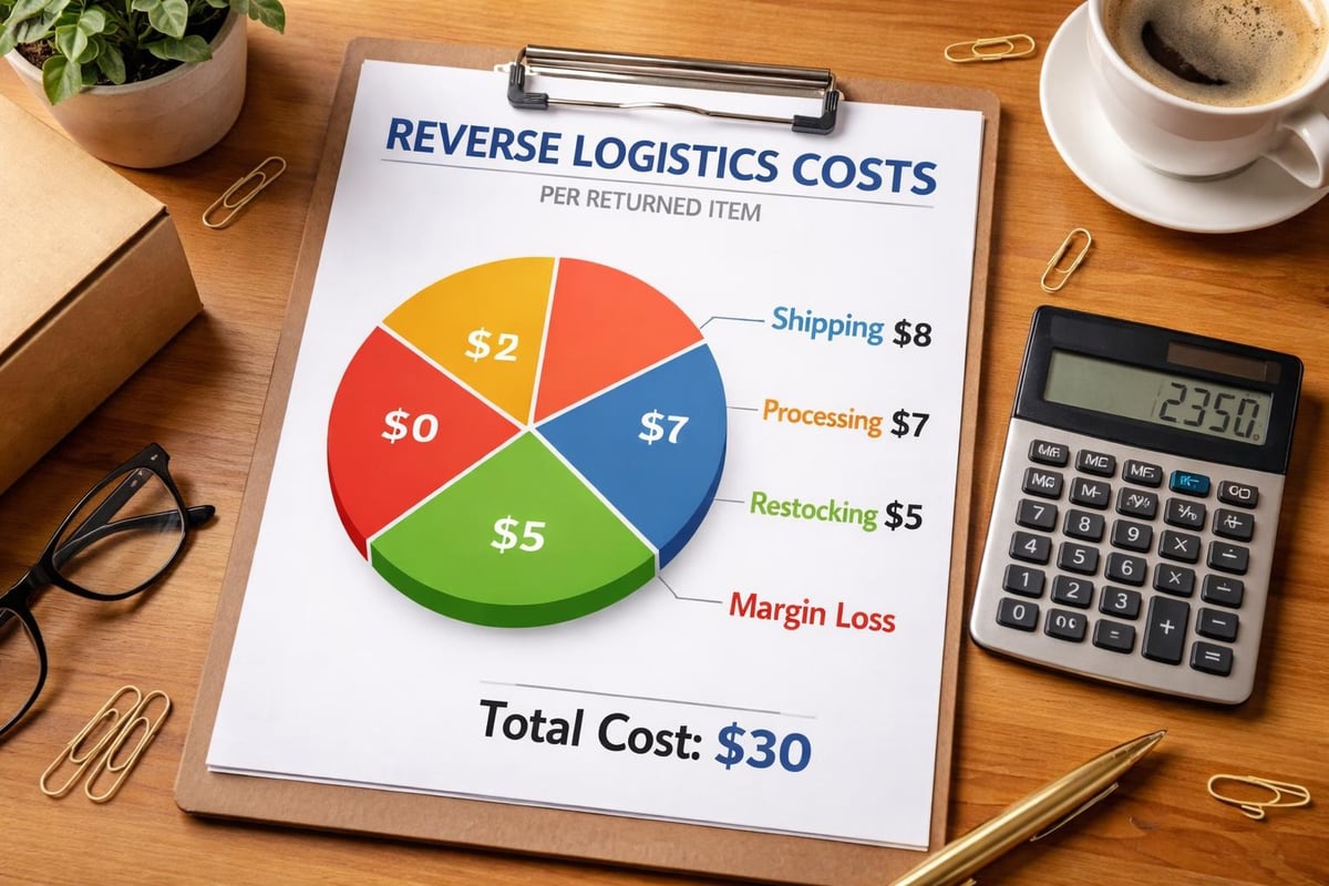 E-commerce returns cost breakdown