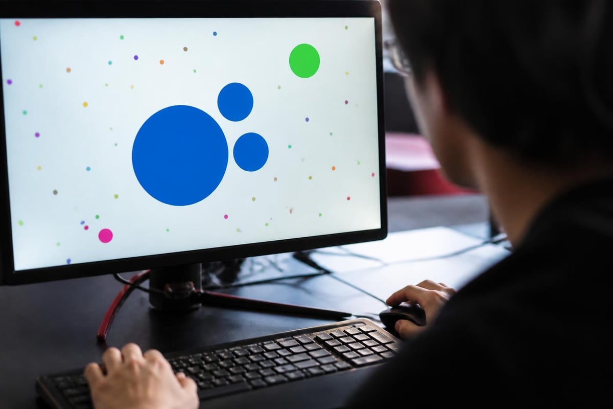 Agario io control mechanics